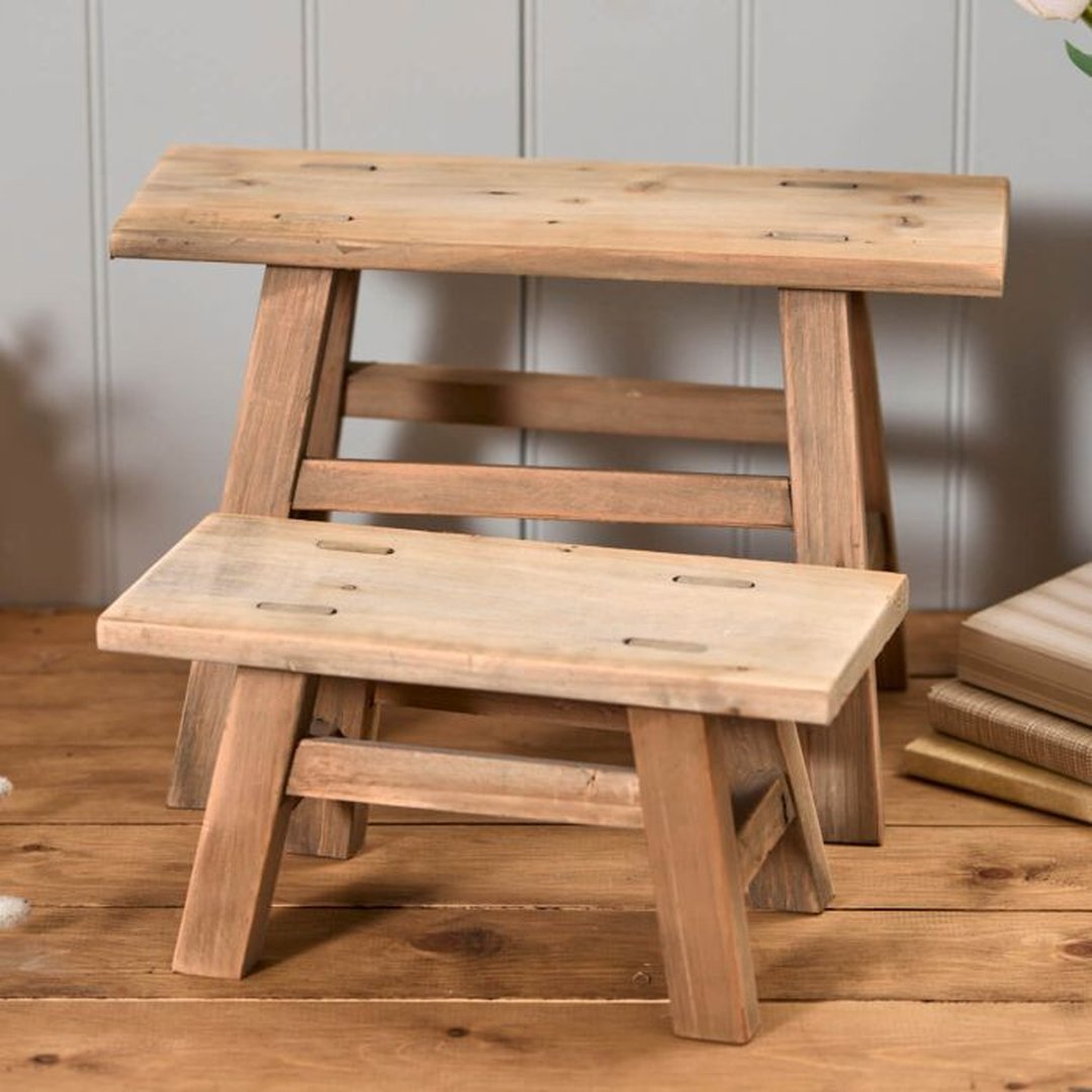 Sgabello in legno grande - immagine 3