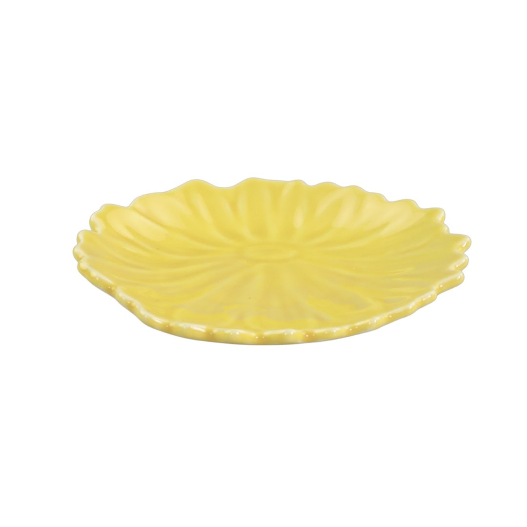 Piattino da portata ninfea giallo - immagine 2