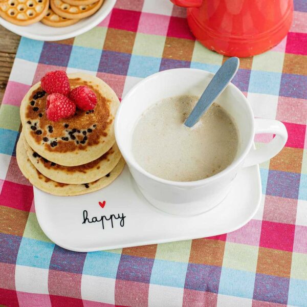Piatto per tazza Happy
