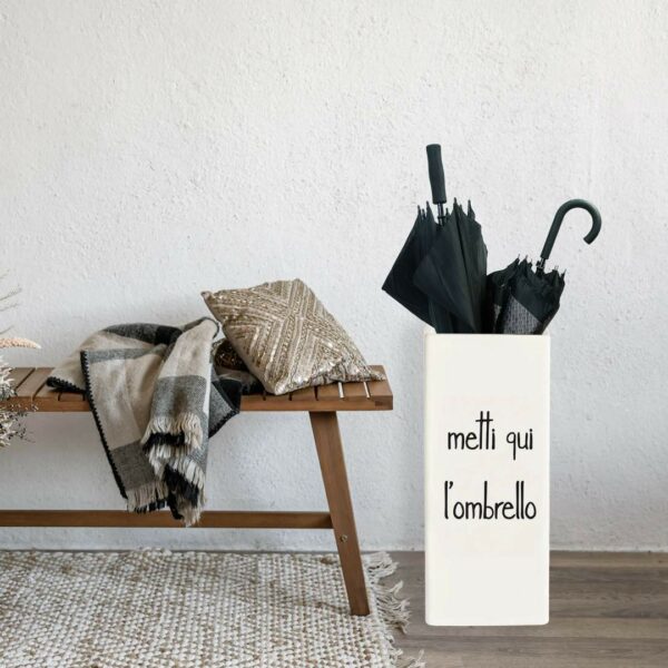 Porta ombrelli Metti qui l'ombrello