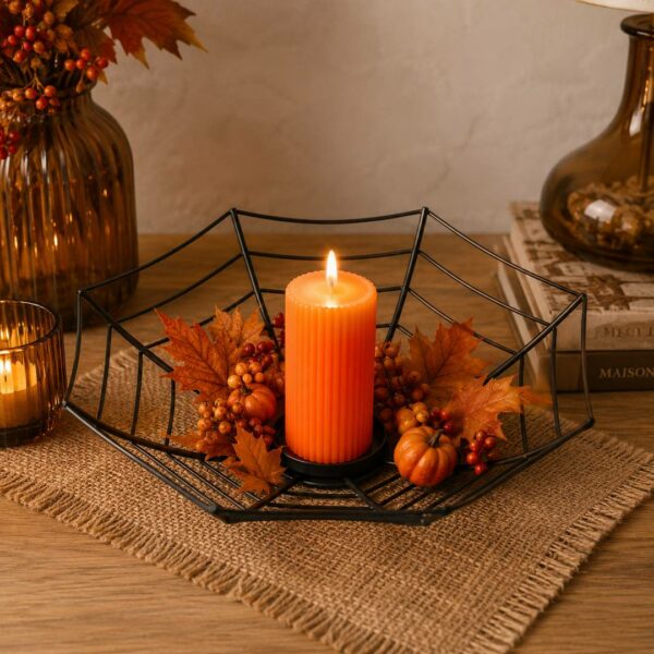 Porta tealight ragnatela L