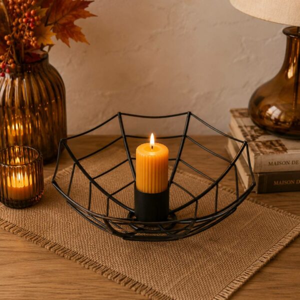 Porta tealight ragnatela S