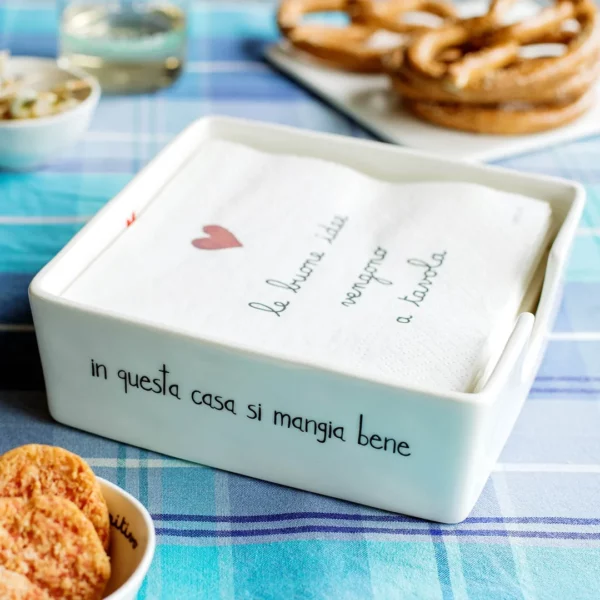 Portatovaglioli In questa casa si mangia bene