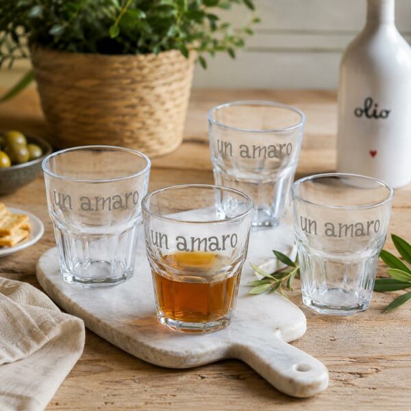 Quattro bicchierini Un amaro