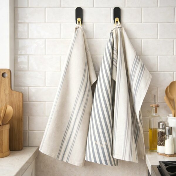 Set di 3 strofinacci Righe