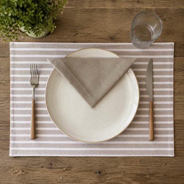 Set americano Paloma righe