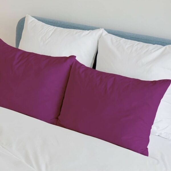 Set due copriguanciali fucsia