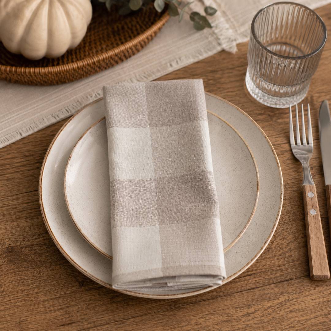 Set due tovaglioli Bolgheri beige