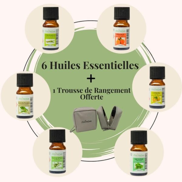 Kit verde, 6 miscele di oli per diffusore