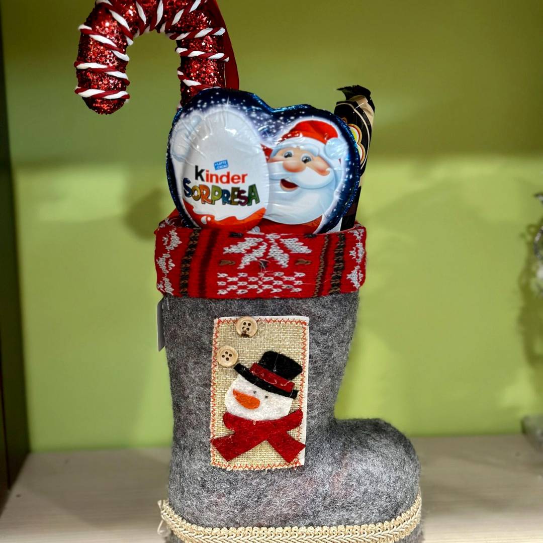 Scarpone di Babbo Nicola "pupazzo" - immagine 2