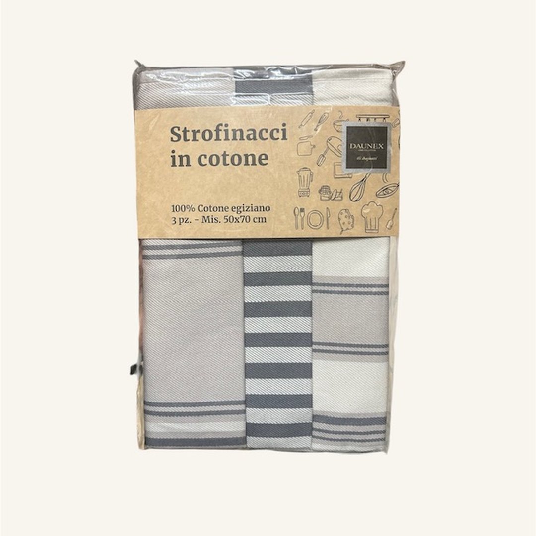 Set di 3 strofinacci Righe - immagine 2