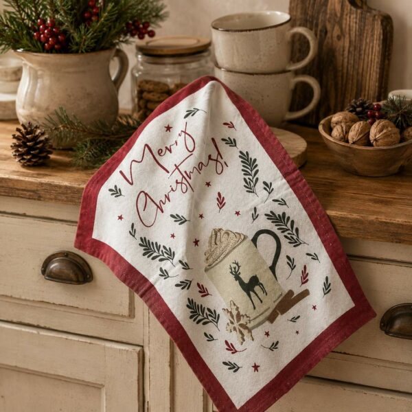 Strofinaccio Christmas tazza