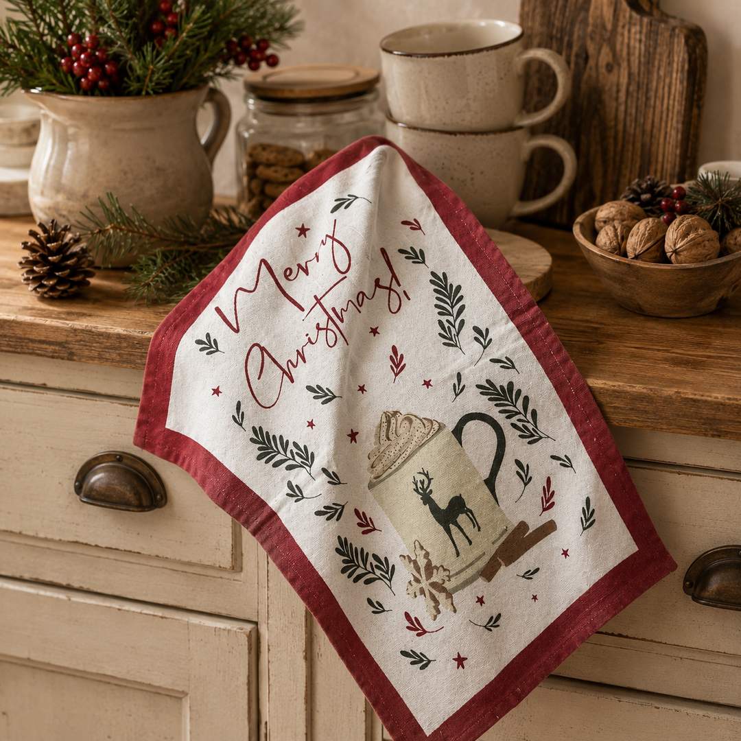 Strofinaccio Christmas tazza