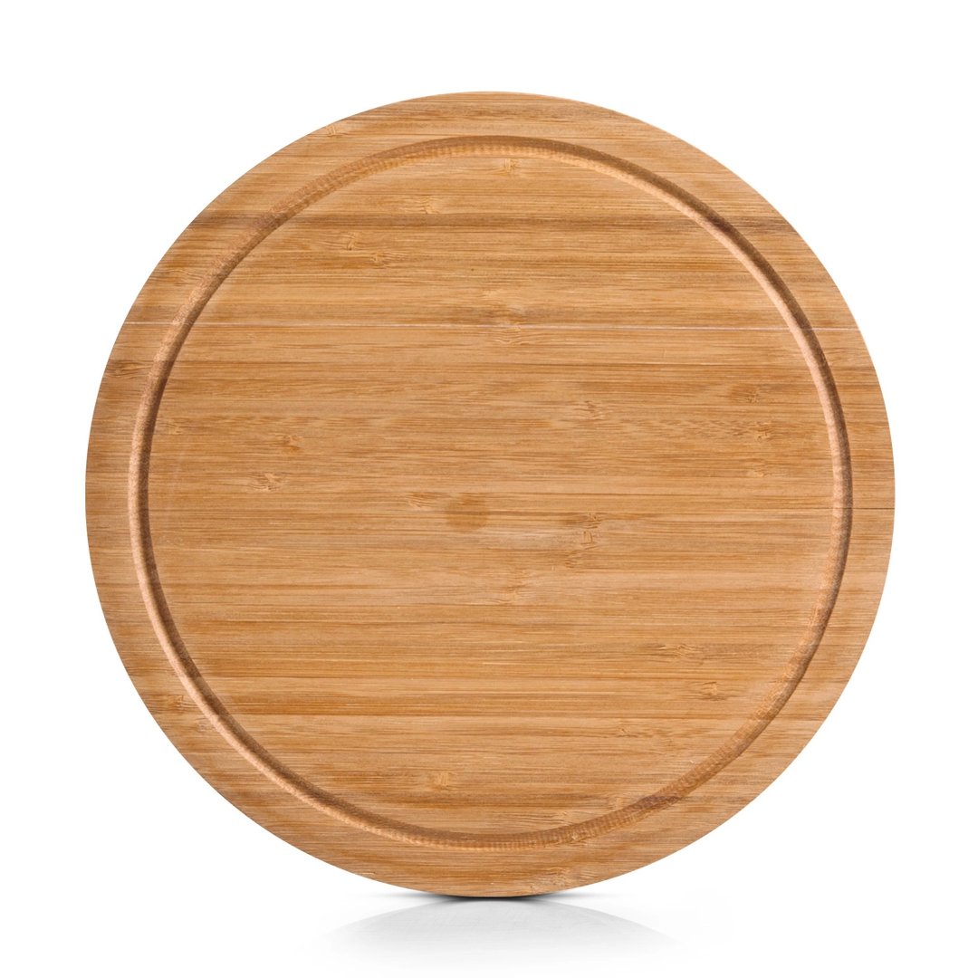 Tagliere in bamboo rotondo M - immagine 2