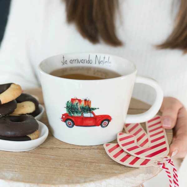 Tazza colazione Sta arrivando Natale