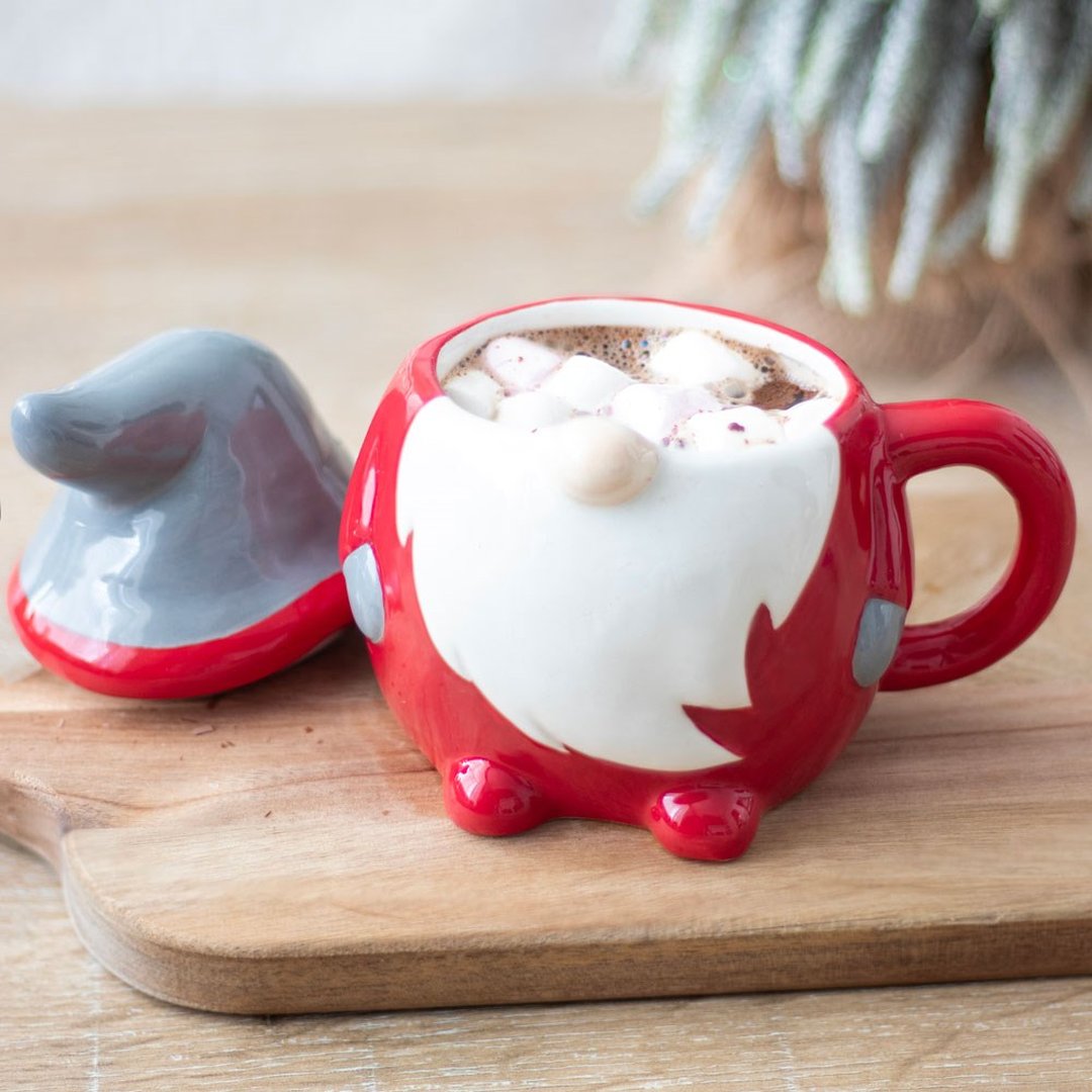 Tazza gnomo con coperchio - immagine 2