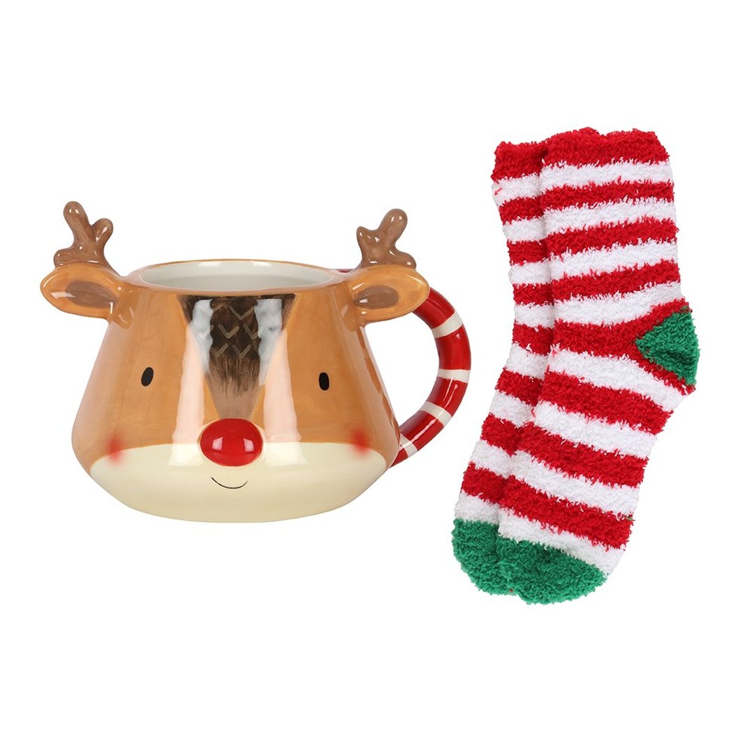Tazza Renna con calze - immagine 2