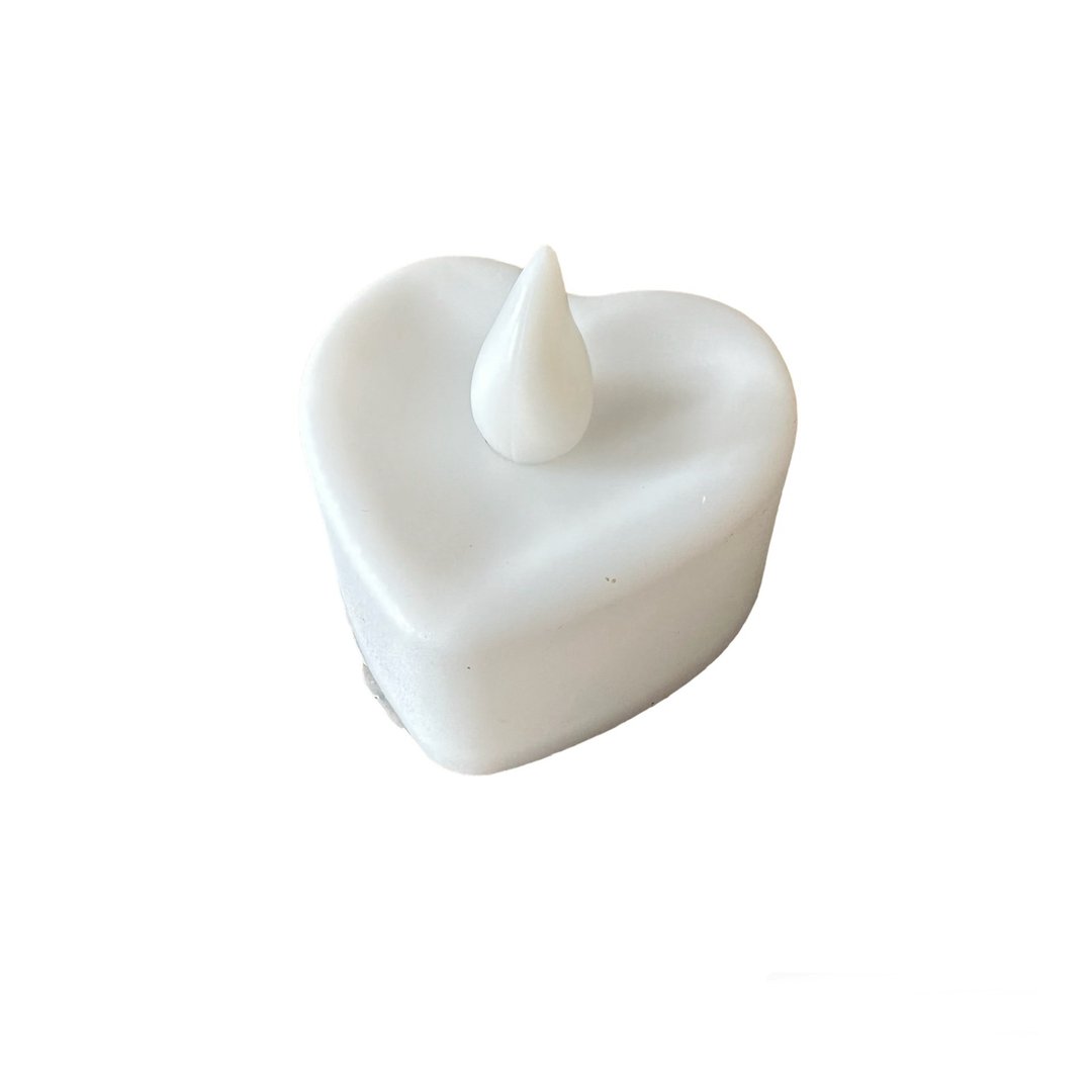Candelina tealight a led Cuore - immagine 3