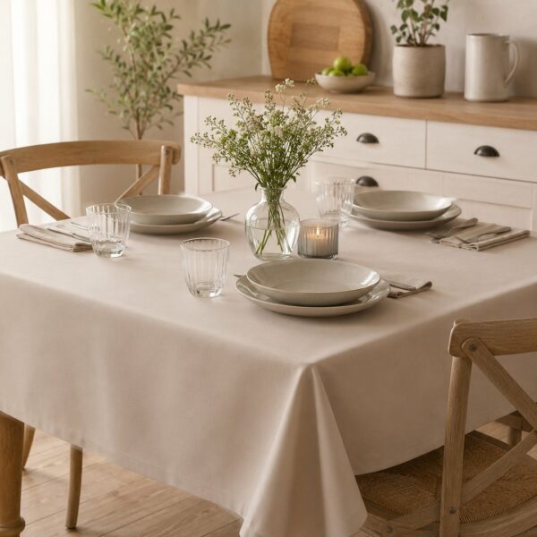 Tovaglia antimacchia brezza beige quadrata