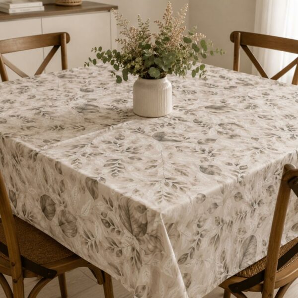 Tovaglia antimacchia Foglie 150x150 cm