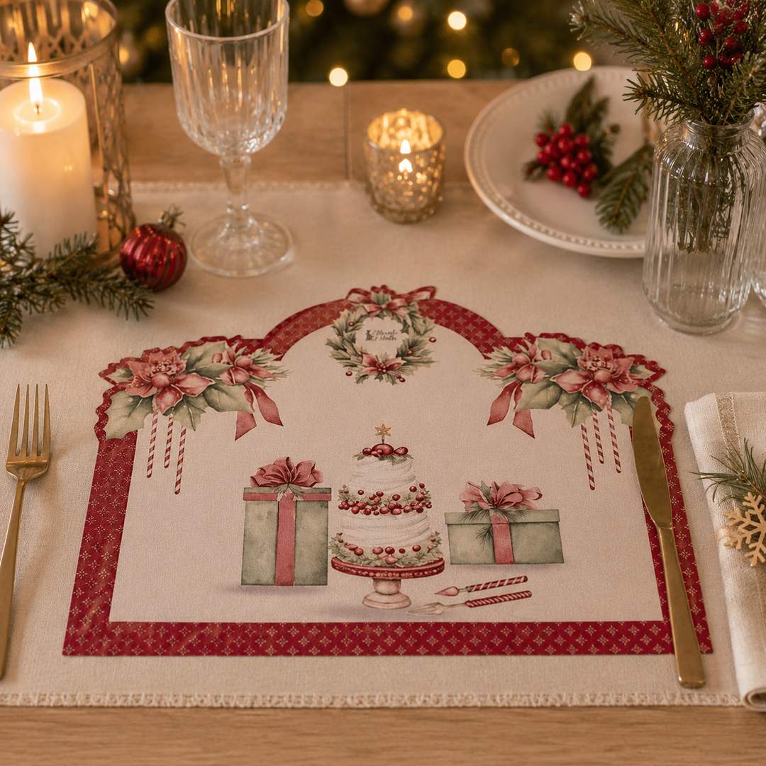 Tovaglietta in vinile Storia di Natale