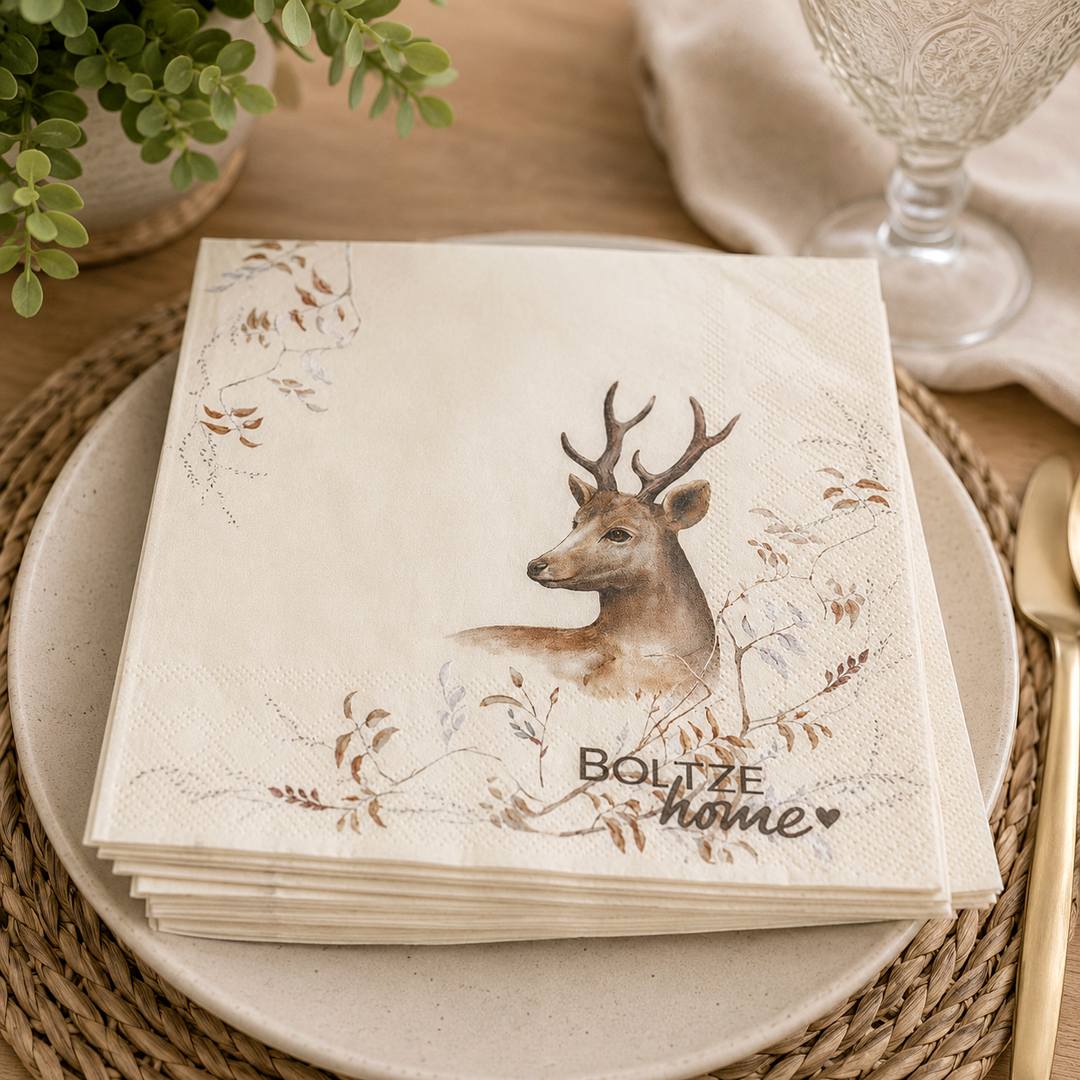 Tovaglioli di carta Cervo beige