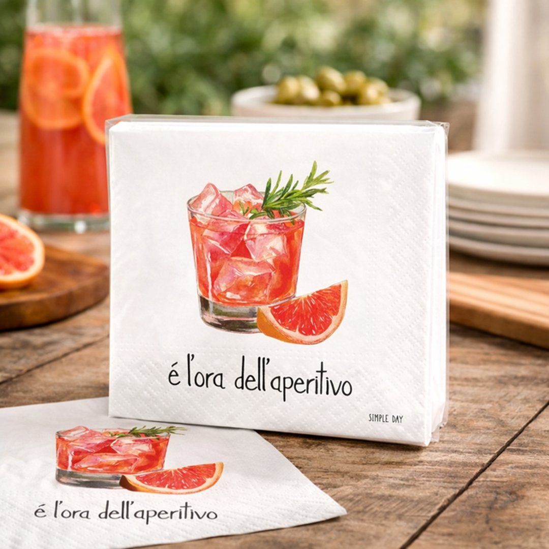 Tovaglioli di carta E' l'ora dell'aperitivo
