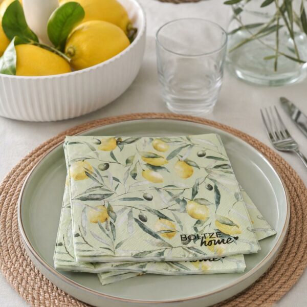 Tovaglioli Limoni verdi