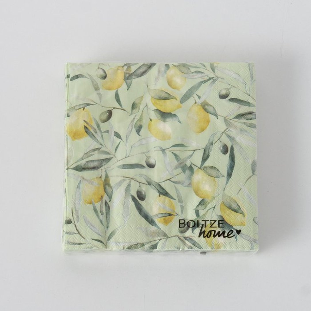 Tovaglioli Limoni verdi - immagine 2