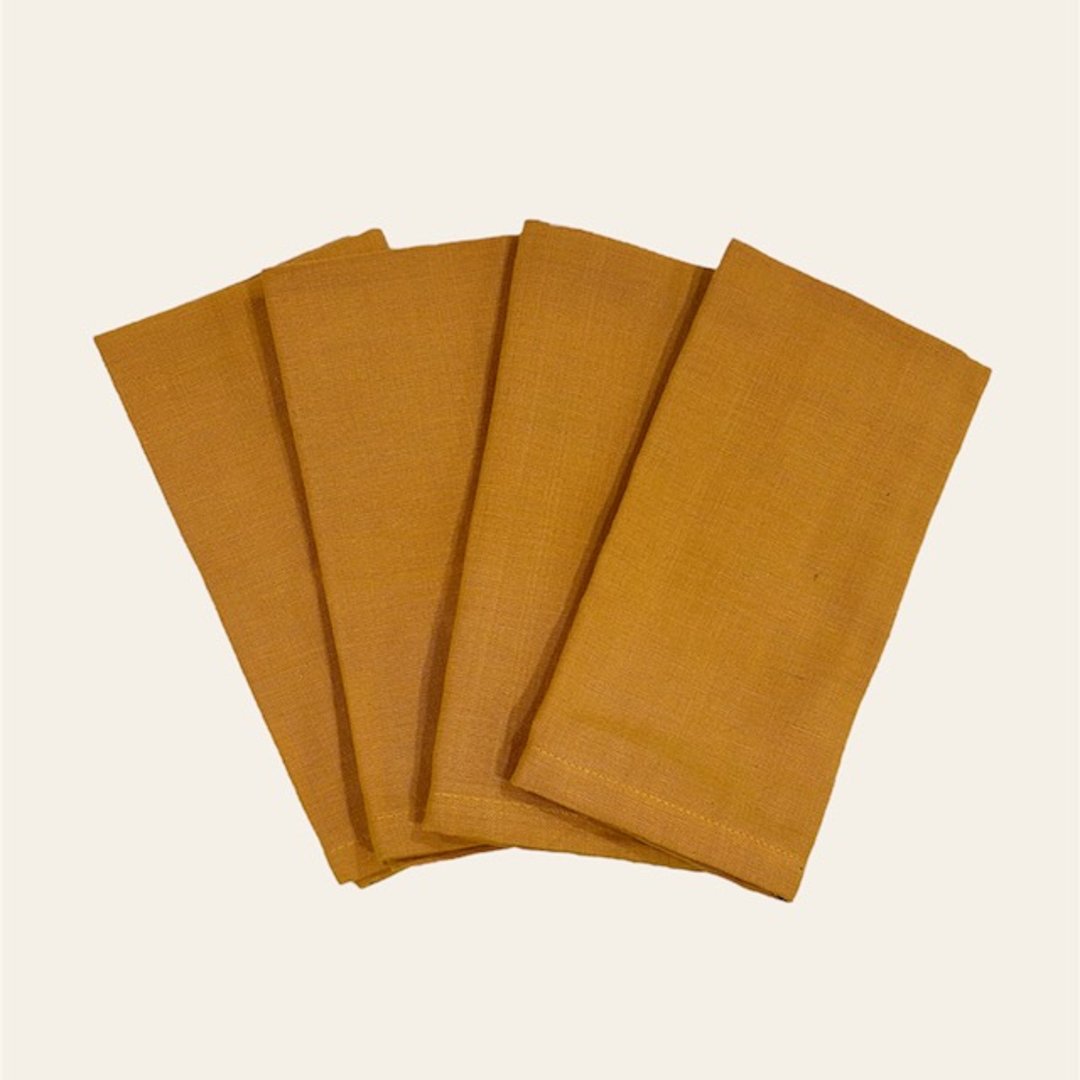 Set 4 tovaglioli ocra - immagine 2