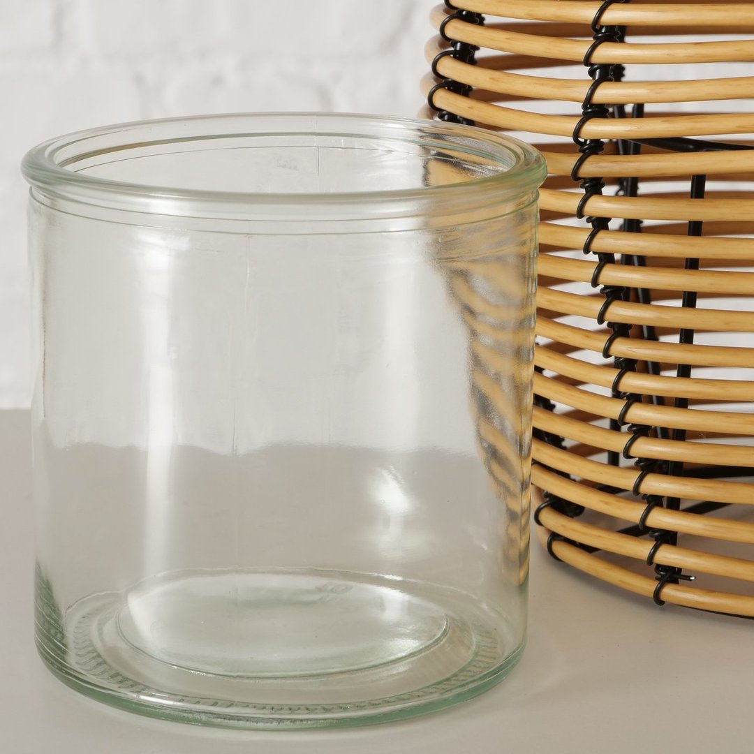 Lanterna Arvid in rattan piccola - immagine 3