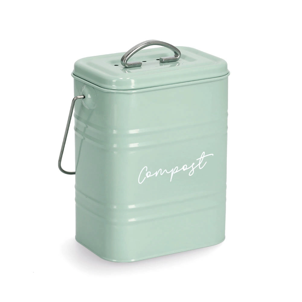 Bidoncino Compost in metallo - immagine 2