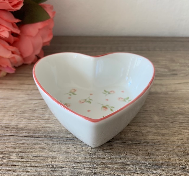 Ciotolina Cuore con rose - immagine 2