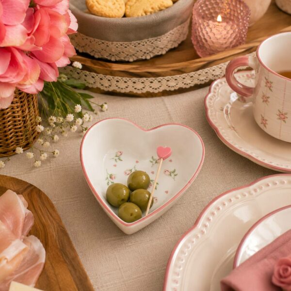 Ciotolina Cuore con rose