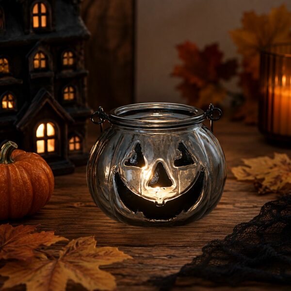 Porta tealight Jacko grigio