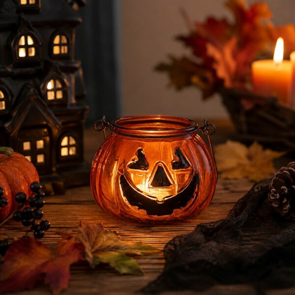 Porta tealight Jacko marrone