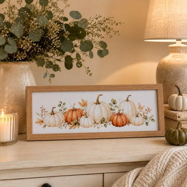 Quadro Zucche arancio scuro