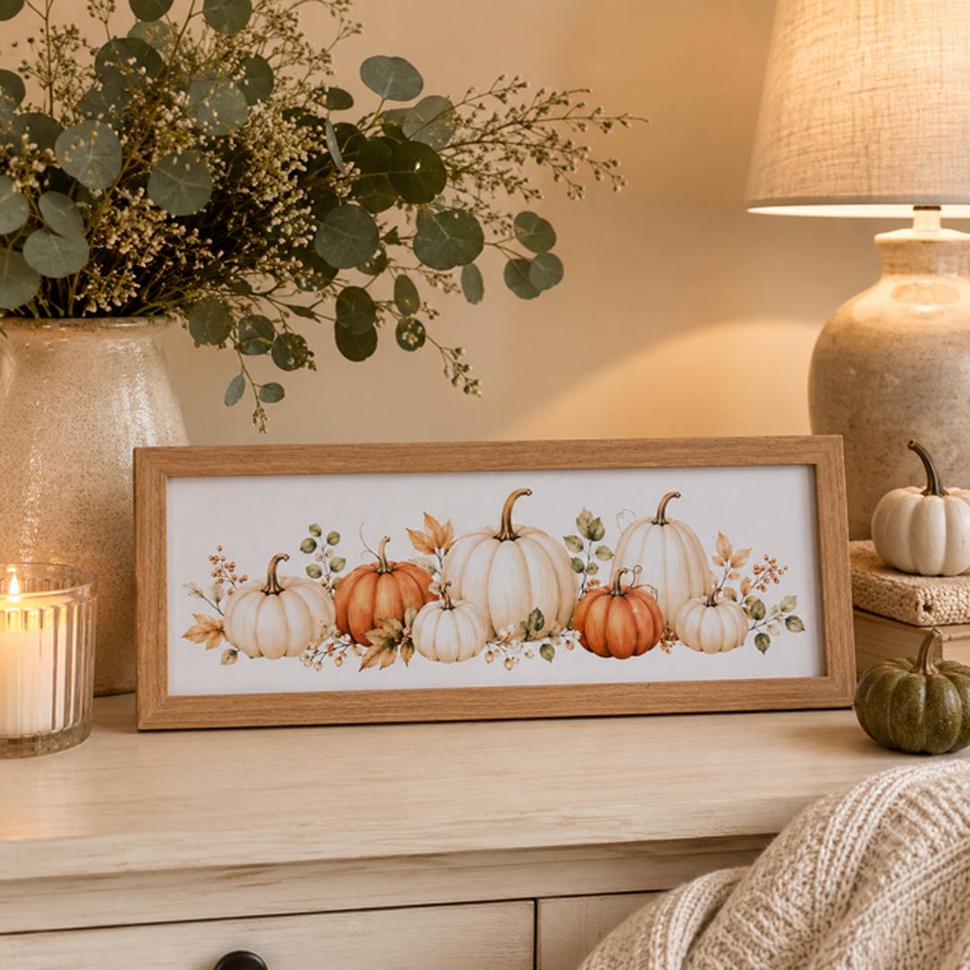 Quadro Zucche arancio scuro