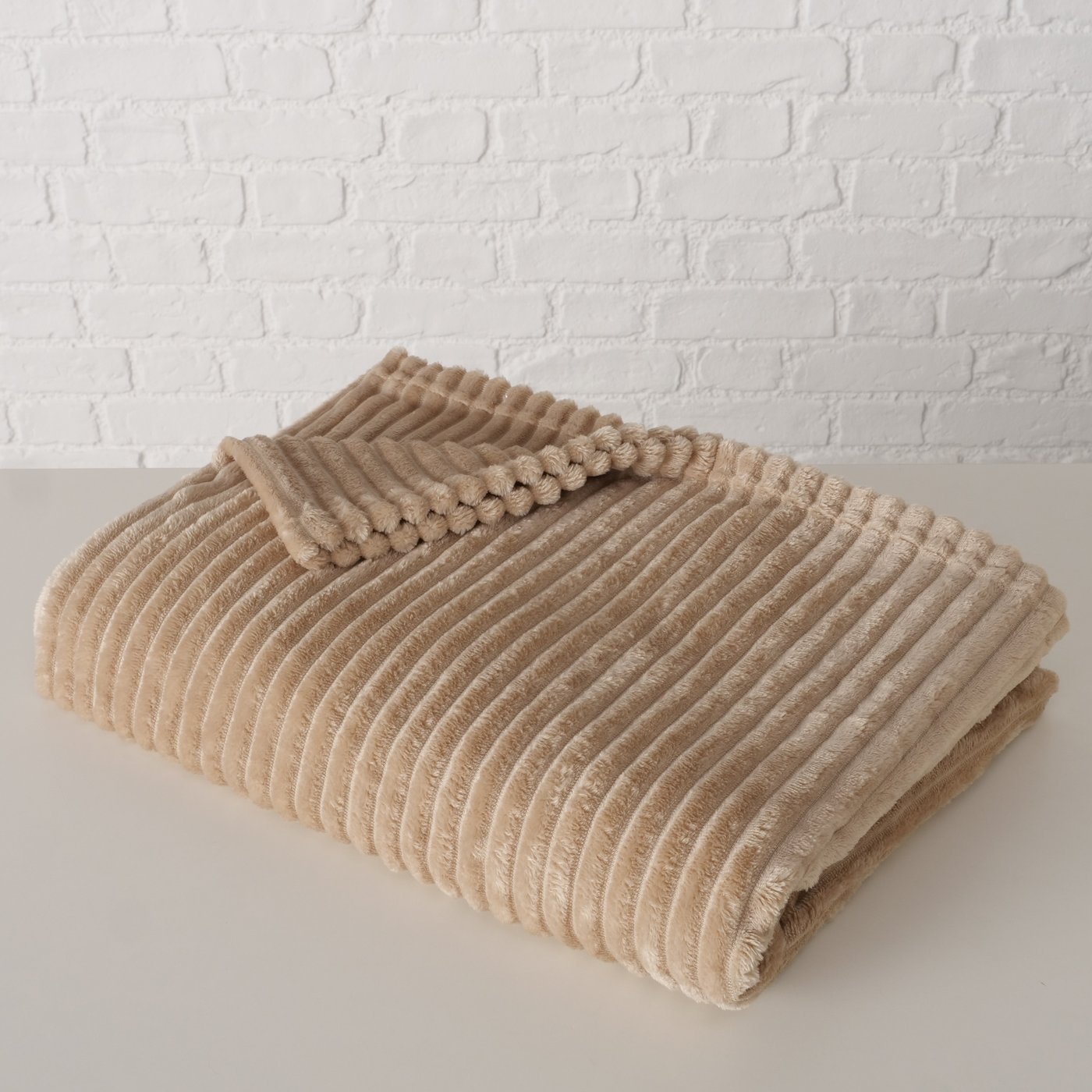 Plaid Hygge beige - immagine 2