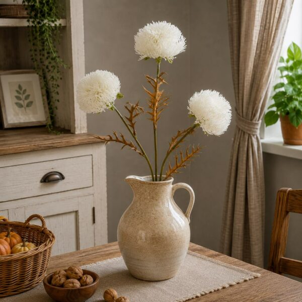 Ramo di Cardo bianco 65 cm
