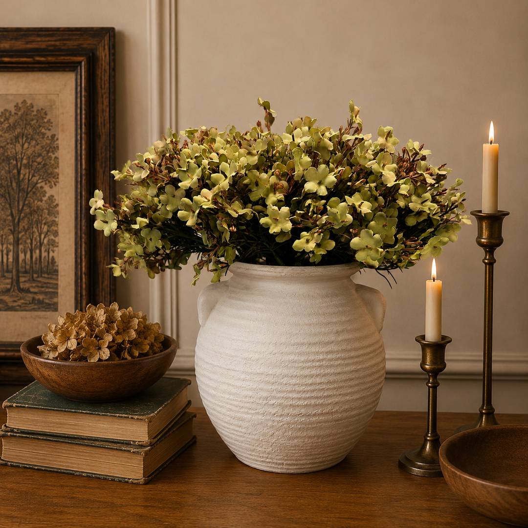 Vaso in terracotta largo