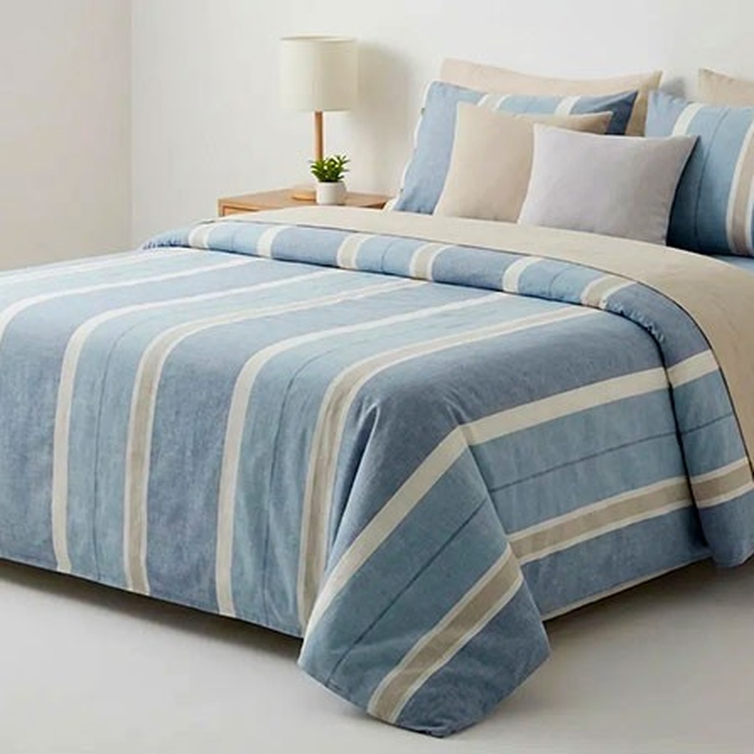 Completo letto Matilde blu dis. 80 matrimoniale