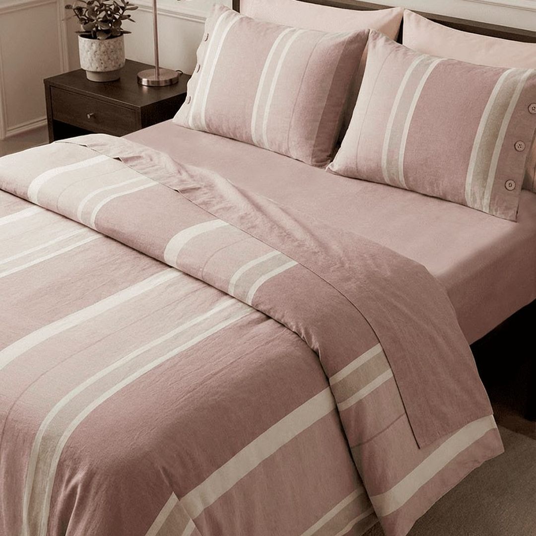Completo letto Matilde rosa dis. 80 matrimoniale