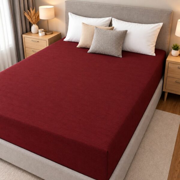 Lenzuolo matrimoniale con angoli Jersey bordo'