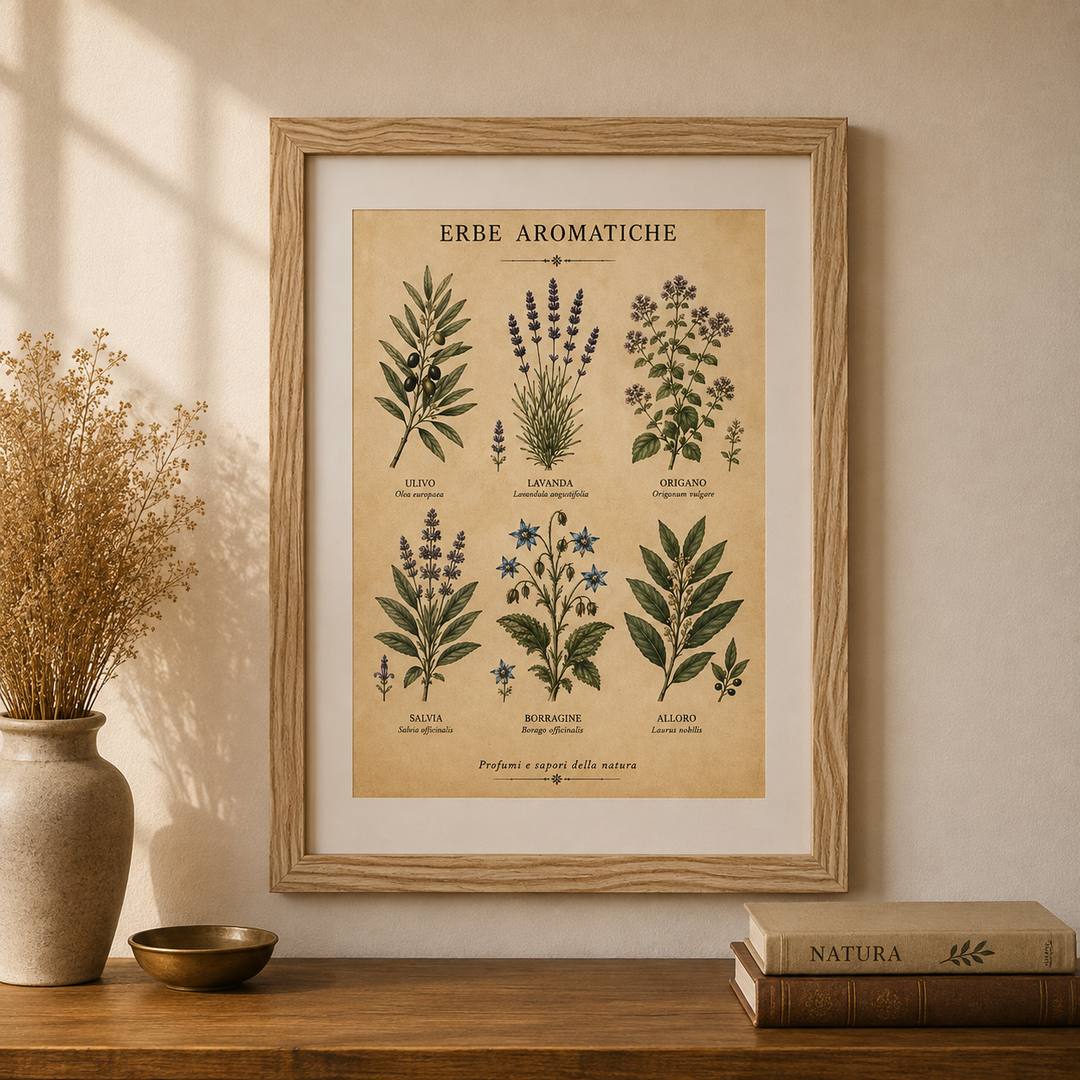 Quadro Erbario chiaro L