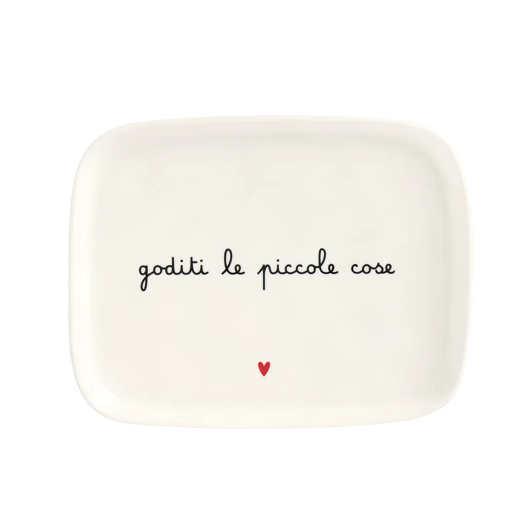 Piatto rettangolare Goditi le piccole cose - immagine 2