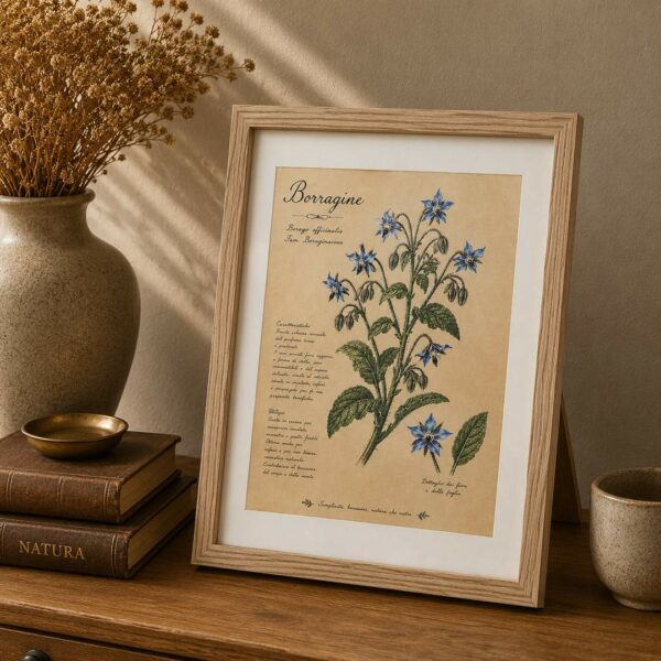 Quadro Borraggine chiaro M