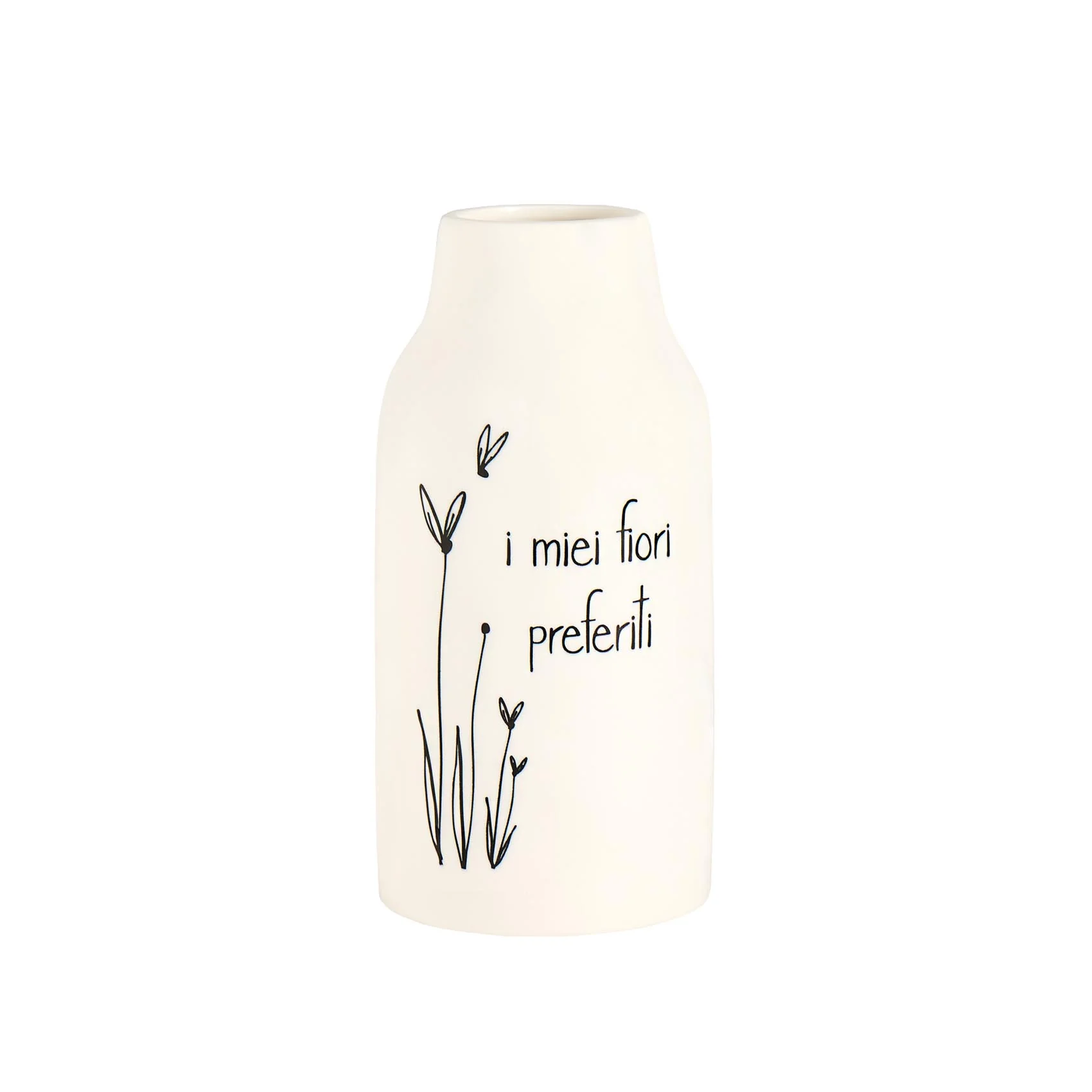 Vaso in gres I miei fiori preferiti 21 cm - immagine 2