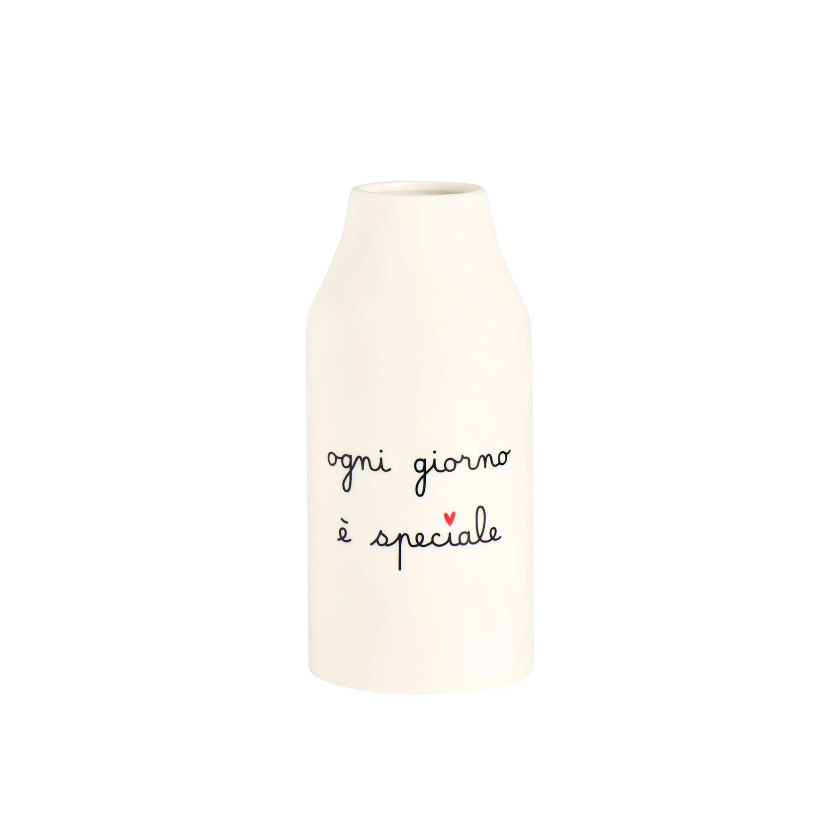 Vaso in gres Ogni giorno è speciale 19 cm - immagine 2