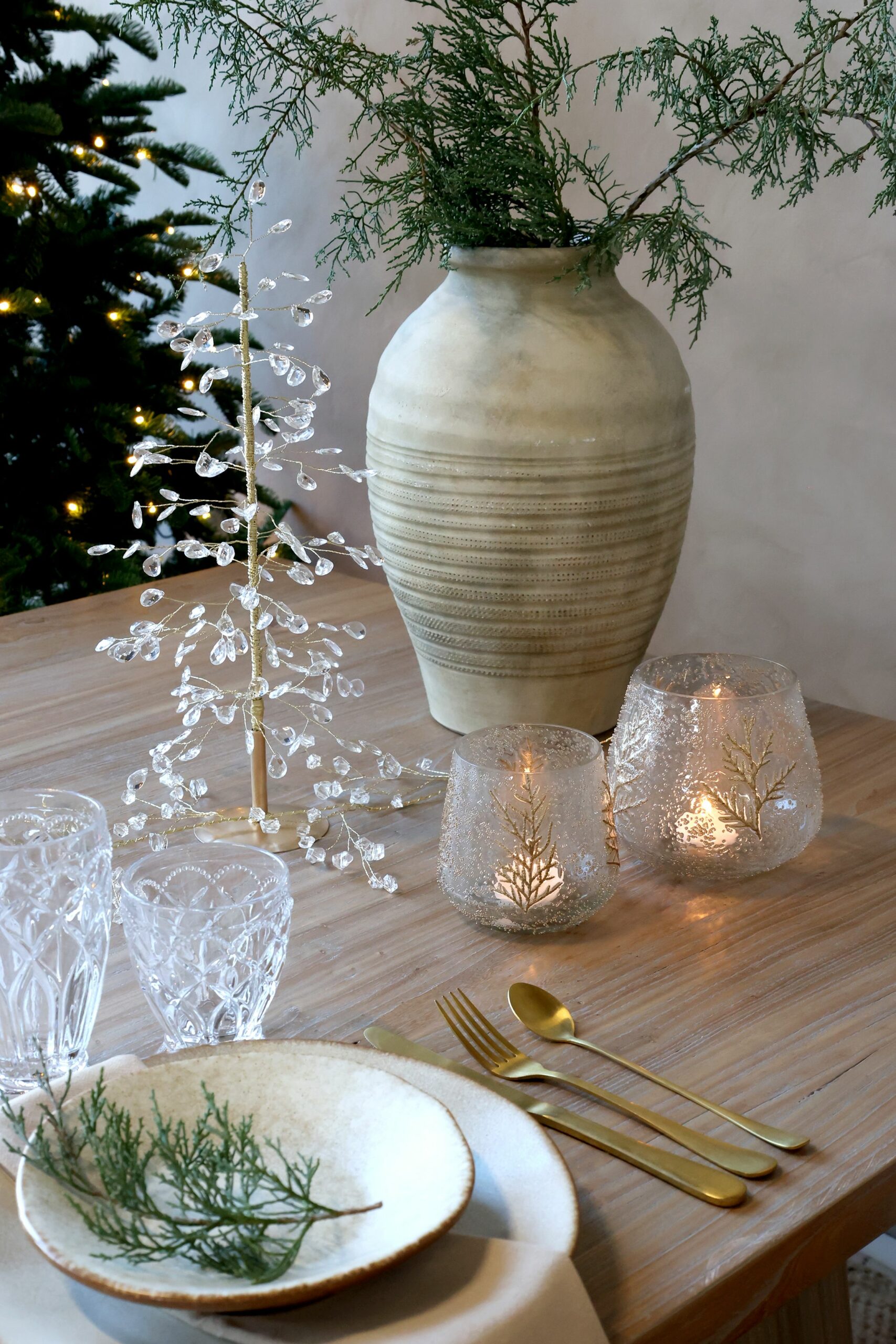 Porta tealights Ramo oro M - immagine 2